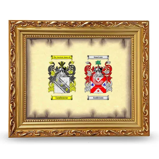 Anniversary Framed - Gold