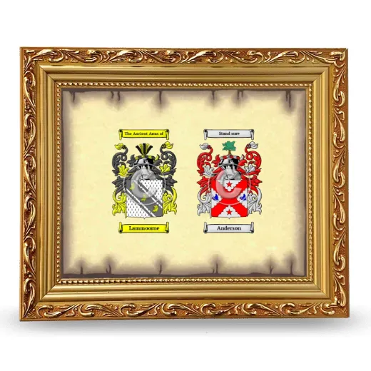 Anniversary Framed - Gold