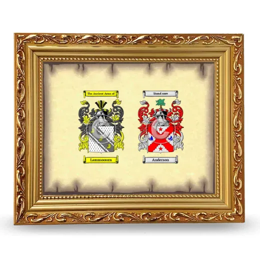 Anniversary Framed - Gold