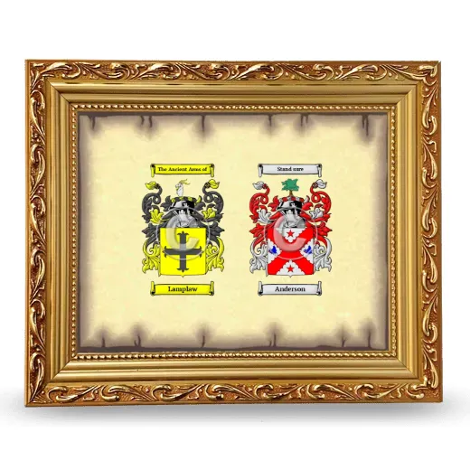 Anniversary Framed - Gold