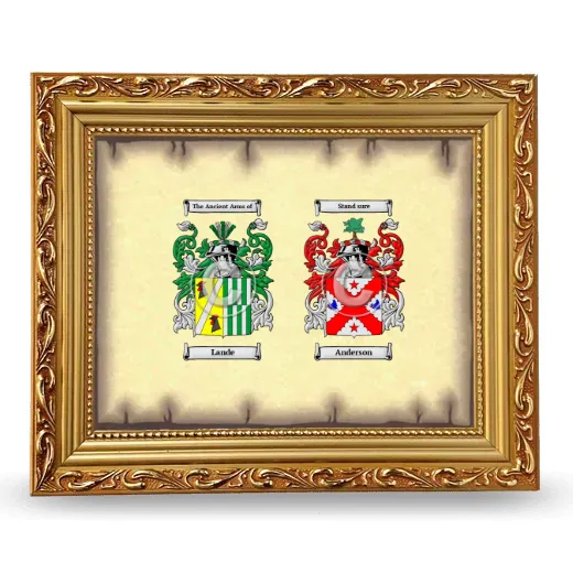 Anniversary Framed - Gold