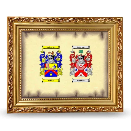 Anniversary Framed - Gold