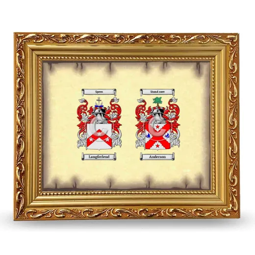 Anniversary Framed - Gold