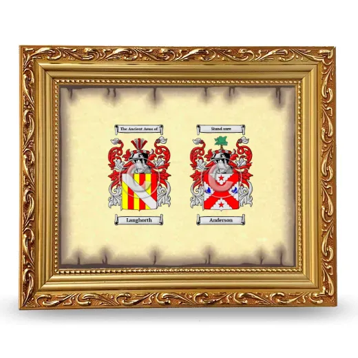 Anniversary Framed - Gold