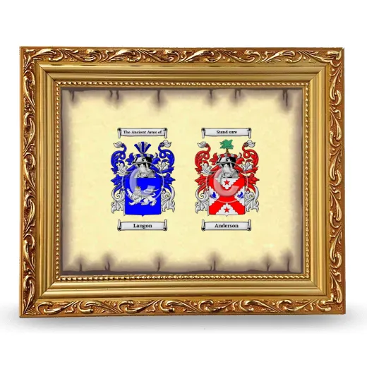 Anniversary Framed - Gold