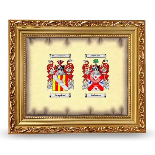 Anniversary Framed - Gold