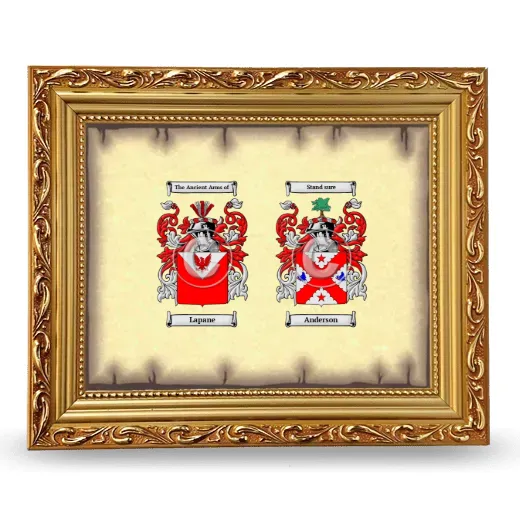 Anniversary Framed - Gold