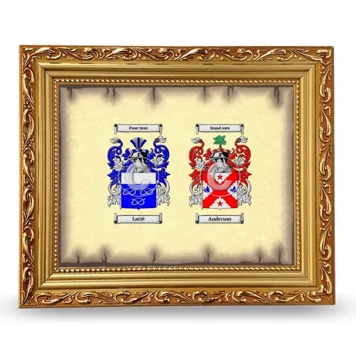 Anniversary Framed - Gold