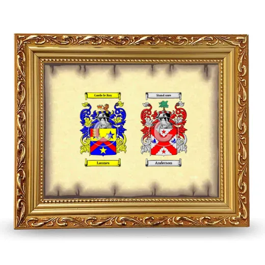 Anniversary Framed - Gold