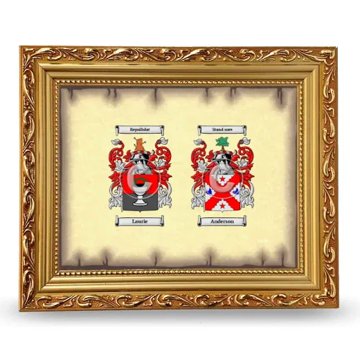 Anniversary Framed - Gold