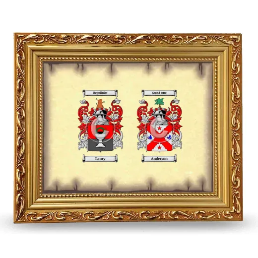 Anniversary Framed - Gold