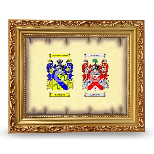 Anniversary Framed - Gold