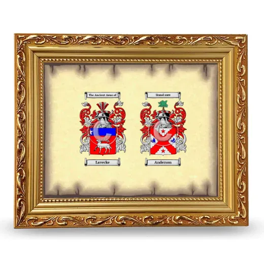 Anniversary Framed - Gold