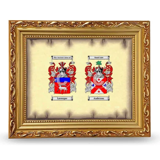 Anniversary Framed - Gold