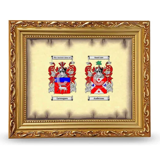 Anniversary Framed - Gold