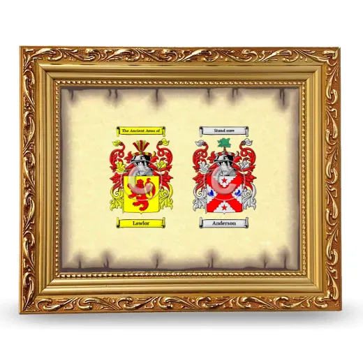 Anniversary Framed - Gold