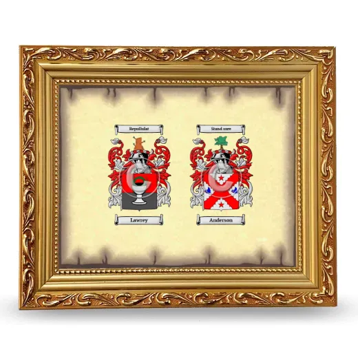 Anniversary Framed - Gold