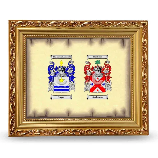 Anniversary Framed - Gold