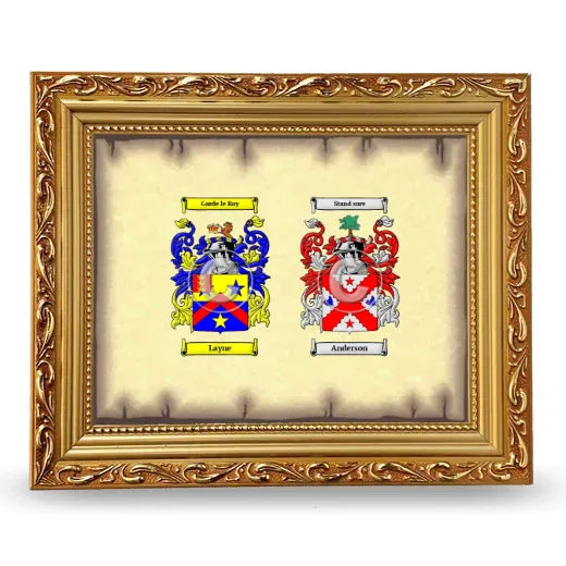 Anniversary Framed - Gold