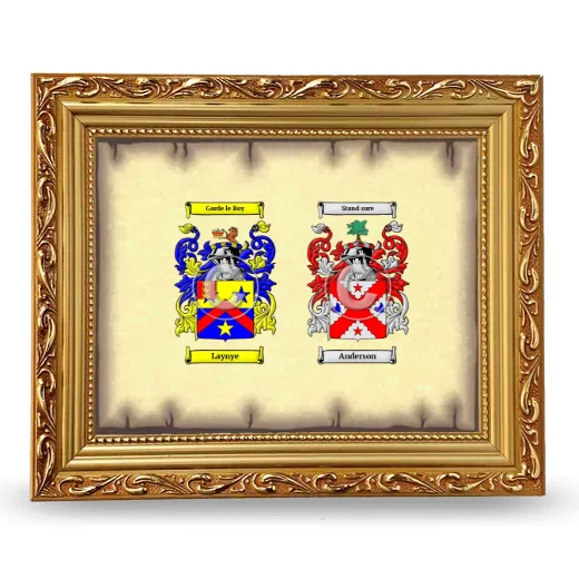 Anniversary Framed - Gold