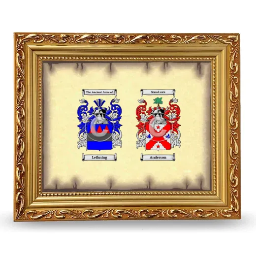 Anniversary Framed - Gold