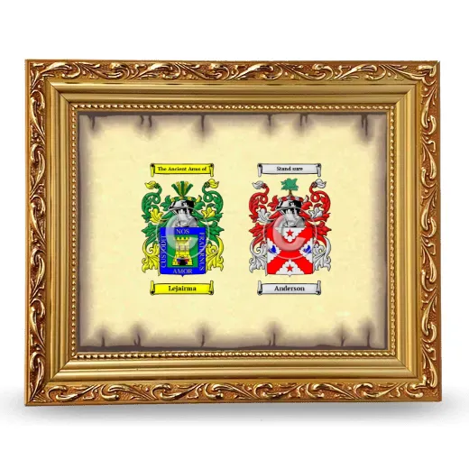 Anniversary Framed - Gold