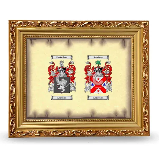 Anniversary Framed - Gold