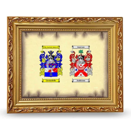 Anniversary Framed - Gold