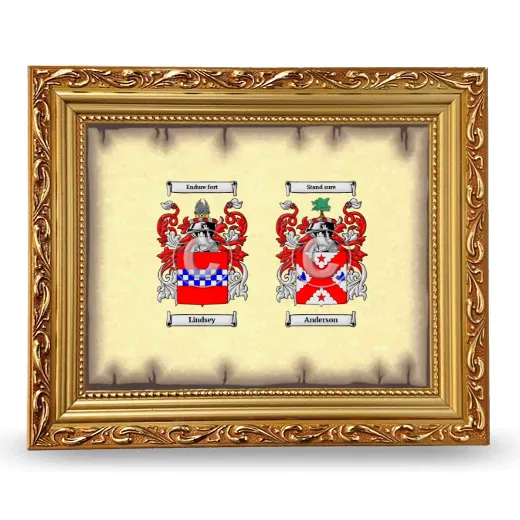 Anniversary Framed - Gold