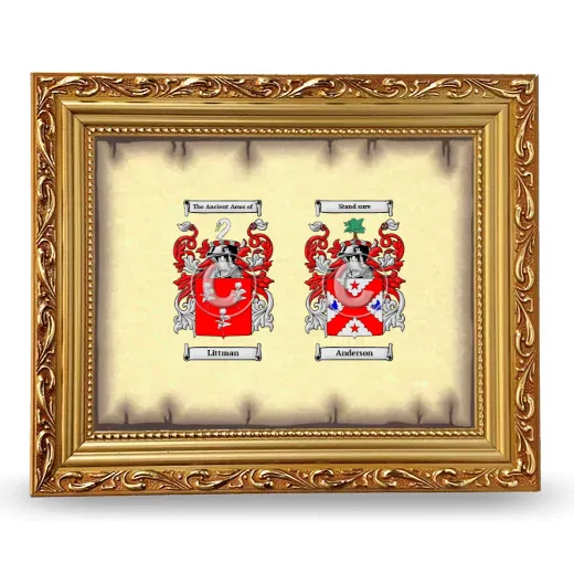 Anniversary Framed - Gold