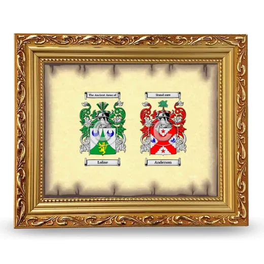 Anniversary Framed - Gold