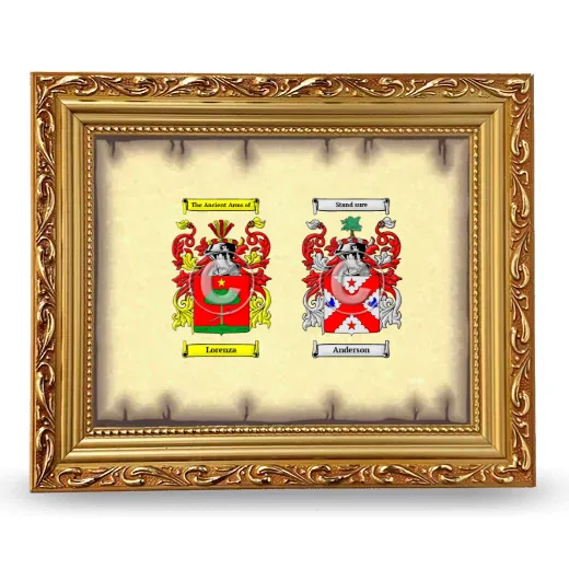 Anniversary Framed - Gold