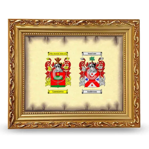 Anniversary Framed - Gold