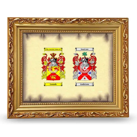 Anniversary Framed - Gold