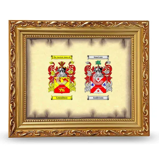 Anniversary Framed - Gold