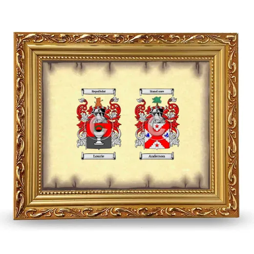 Anniversary Framed - Gold