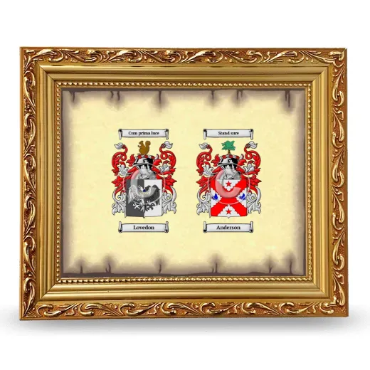 Anniversary Framed - Gold