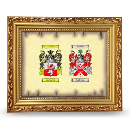 Anniversary Framed - Gold