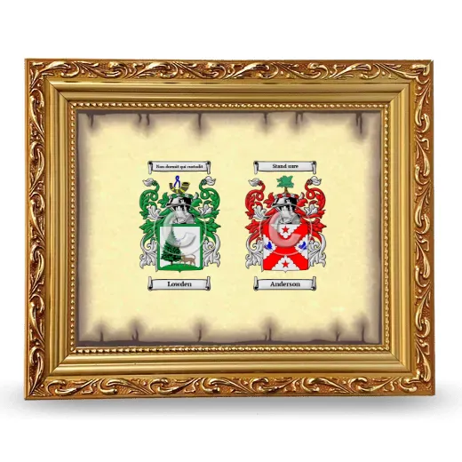 Anniversary Framed - Gold