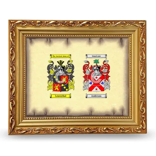 Anniversary Framed - Gold