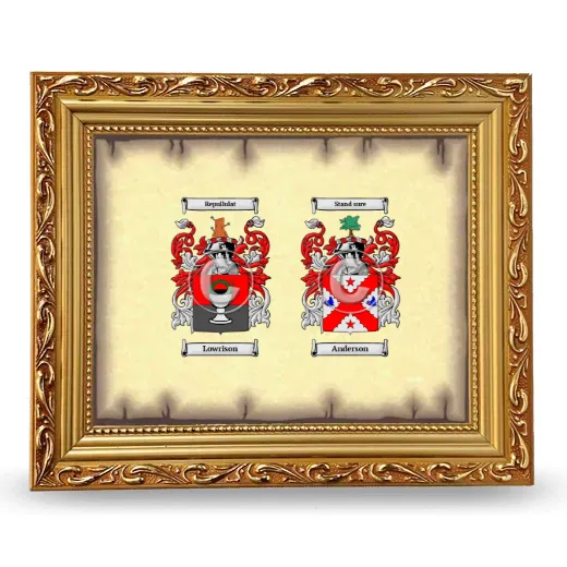 Anniversary Framed - Gold