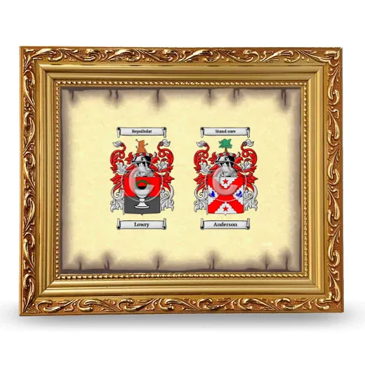 Anniversary Framed - Gold