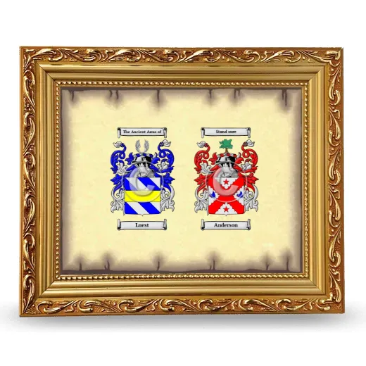 Anniversary Framed - Gold