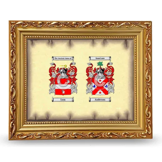 Anniversary Framed - Gold