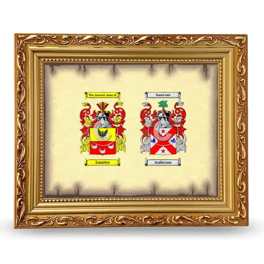 Anniversary Framed - Gold