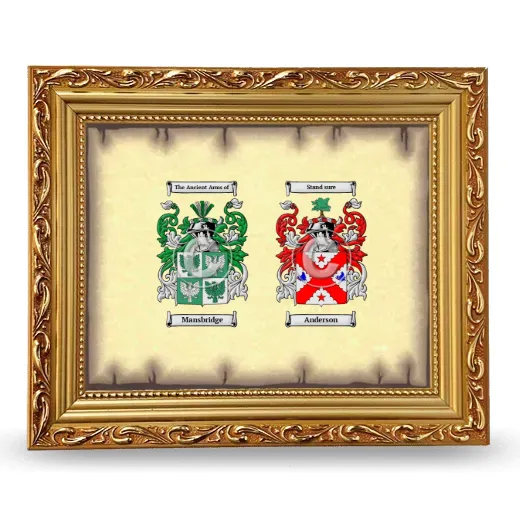 Anniversary Framed - Gold