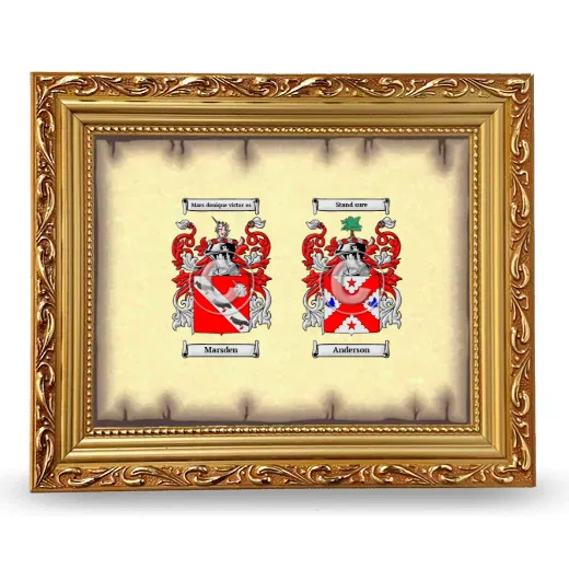 Anniversary Framed - Gold