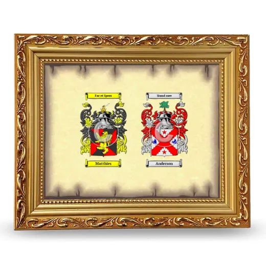 Anniversary Framed - Gold