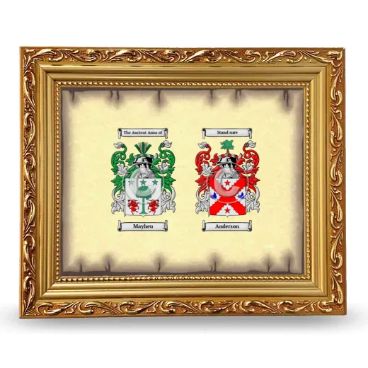 Anniversary Framed - Gold