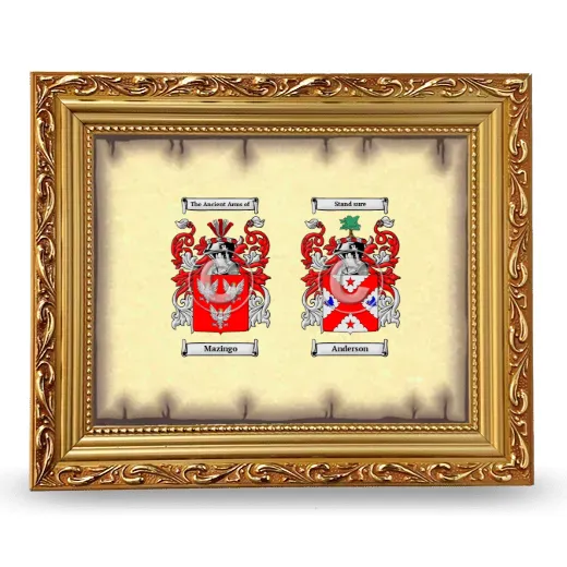 Anniversary Framed - Gold